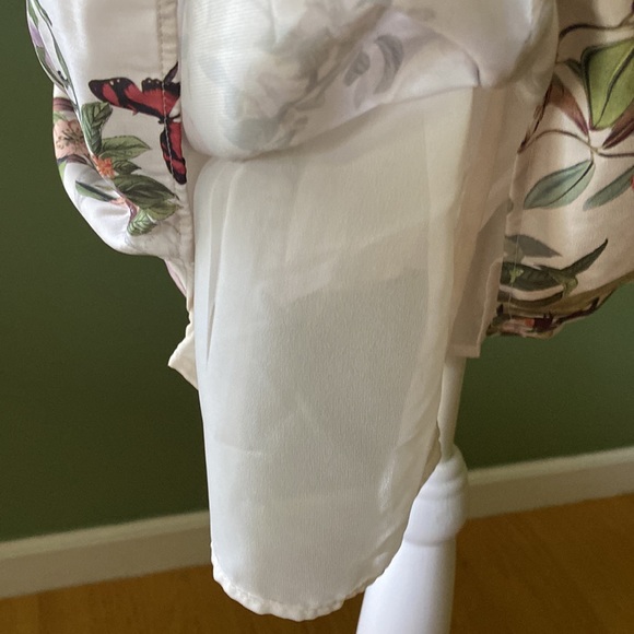 H&M Floral Satin Dress sz S - Picture 9 of 12